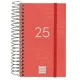 Diary Finocam YEAR Red Mini 7,9 x 12,7 cm 2025