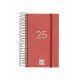 Diary Finocam YEAR Red Mini 7,9 x 12,7 cm 2025