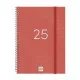 Diary Finocam YEAR Red A5 15,5 x 21,2 cm 2025