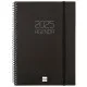 Diary Finocam OPAQUE Black A5 15,5 x 21,2 cm 2025