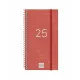 Diary Finocam YEAR Red Mini 9,4 x 17,1 cm 2025