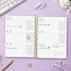 Agenda Finocam 4º SVH Morado Multicolor Cuarto 15,5 x 21,2 cm 2024-2025