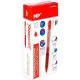Pen MP Click System Red Erasable ink 0,7 mm (12 Units)