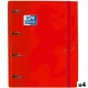Ring binder Oxford Touch Europeanbinder Crimson A4+ (4 Units)