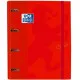 Ring binder Oxford Touch Europeanbinder Crimson A4+ (4 Units)