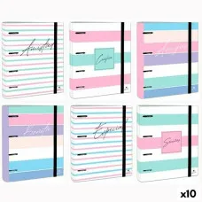 Carpeta de anillas Mariola CARPEBLOCK Multicolor 32 x 26 x 5 cm (10 Unidades)