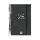 Agenda Finocam YEAR Negro 11,7 x 18,1 cm 2025