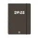 Diary Finocam MY E10 Black A5 15,5 x 21,2 cm 2025