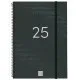 Diary Finocam YEAR Black A4 21 x 29,7 cm 2025