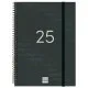 Diary Finocam YEAR Black A5 15,5 x 21,2 cm 2025