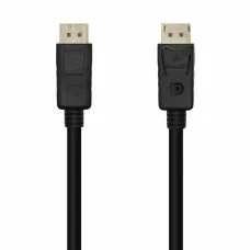 DisplayPort Cable Aisens A124-0455 Black 1 m