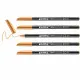 Felt-tip pens Edding 1200 Light orange (5 Units)