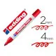 Permanent marker Edding Red 2-4 mm (10 Units)