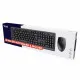 Keyboard and Wireless Mouse Trust Primo Black Spanish Qwerty