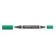 Permanent marker Staedtler Lumocolor Duo Green (10 Units)