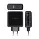USB Wall Charger Aisens PD 3.0 USB-C 57 W Black