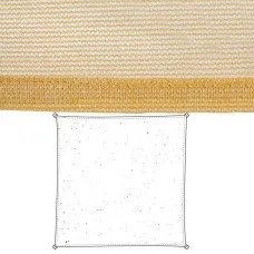 Velas de sombra 500 x 500 x 1 cm Beige Polietileno