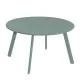 Side table Marzia Green Steel 70 x 70 x 40 cm