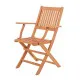 Garden chair Kate 51 x 60 x 90 cm Natural Acacia