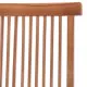 Garden chair Kayla 56 x 60 x 90 cm Natural Teak