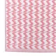Outdoor rug Naxos Pink White polypropylene