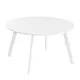 Mesa auxiliar Marzia Acero Blanco 70 x 70 x 40 cm