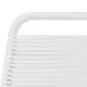 Garden chair Antea 57 x 61 x 90 cm Rope White