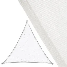 Velas de sombra Toldo 5 x 5 m Blanco Polietileno 500 x 500 x 0,5 cm