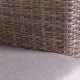 Garden sofa Patsy 220 x 89 x 64,50 cm Wood Rattan