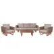 Garden sofa Patsy 220 x 89 x 64,50 cm Wood Rattan