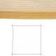 Tela Toldo 300 x 300 x 0,5 cm Beige Polietileno