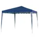 Pérgola Gazebo Acero 300 x 300 x 250 cm Azul