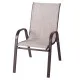Garden chair Neila 56 x 68 x 93 cm Brown Steel