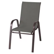 Garden chair Nerea 56 x 68 x 93 cm Brown Steel