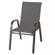 Garden chair Nerea 56 x 68 x 93 cm Brown Steel
