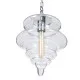 Ceiling Light Silver Metal Crystal 40 W 220-240 V 28 x 28 x 36 cm Modern