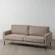 Sofá de 3 Plazas Taupé 213 x 87 x 90 cm