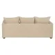 Sofá de 3 Plazas Beige 220 x 95 x 90 cm