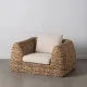 Sillón Natural Ratán Foam 111 x 97 x 63 cm