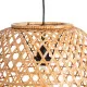 Ceiling Light Natural Bamboo 42 x 42 x 42 cm (2 Units)