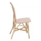 Silla de Comedor 47 x 54 x 93 cm Natural Beige Ratán