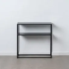 Mueble de TV 80 x 30 x 81 cm Negro Acero