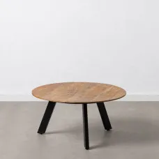 Centre Table Wood Iron 80 x 80 x 40 cm