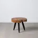 Side table Natural Black Teak 50 x 50 x 40 cm