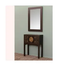 Recibidor ORIENTE 63 x 26 x 80 cm Negro Madera