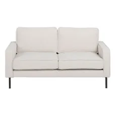 Sofá 163 x 87 x 90 cm Tejido Sintético Beige Metal