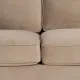 Sofá 172 x 89 x 91 cm Champán Tejido Sintético Madera Terciopelo
