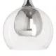Ceiling Light Crystal Grey Metal 90 x 16 x 50 cm