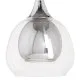 Ceiling Light 16 x 16 x 50 cm Crystal Grey Metal