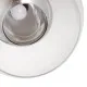 Ceiling Light Crystal Grey Metal 30 x 30 x 50 cm